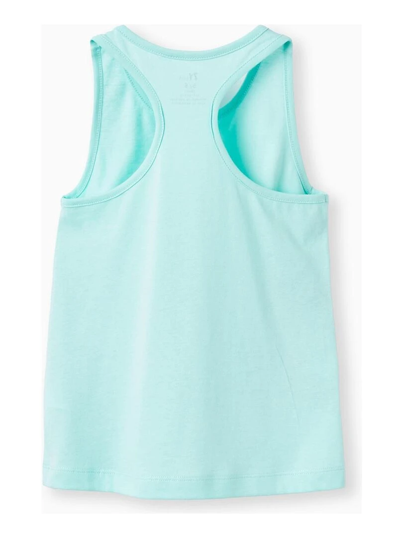 2 Tops en Coton pour Fille 'Soleil' manches courtes EXPLORING AUSTRALIA Vert clair
