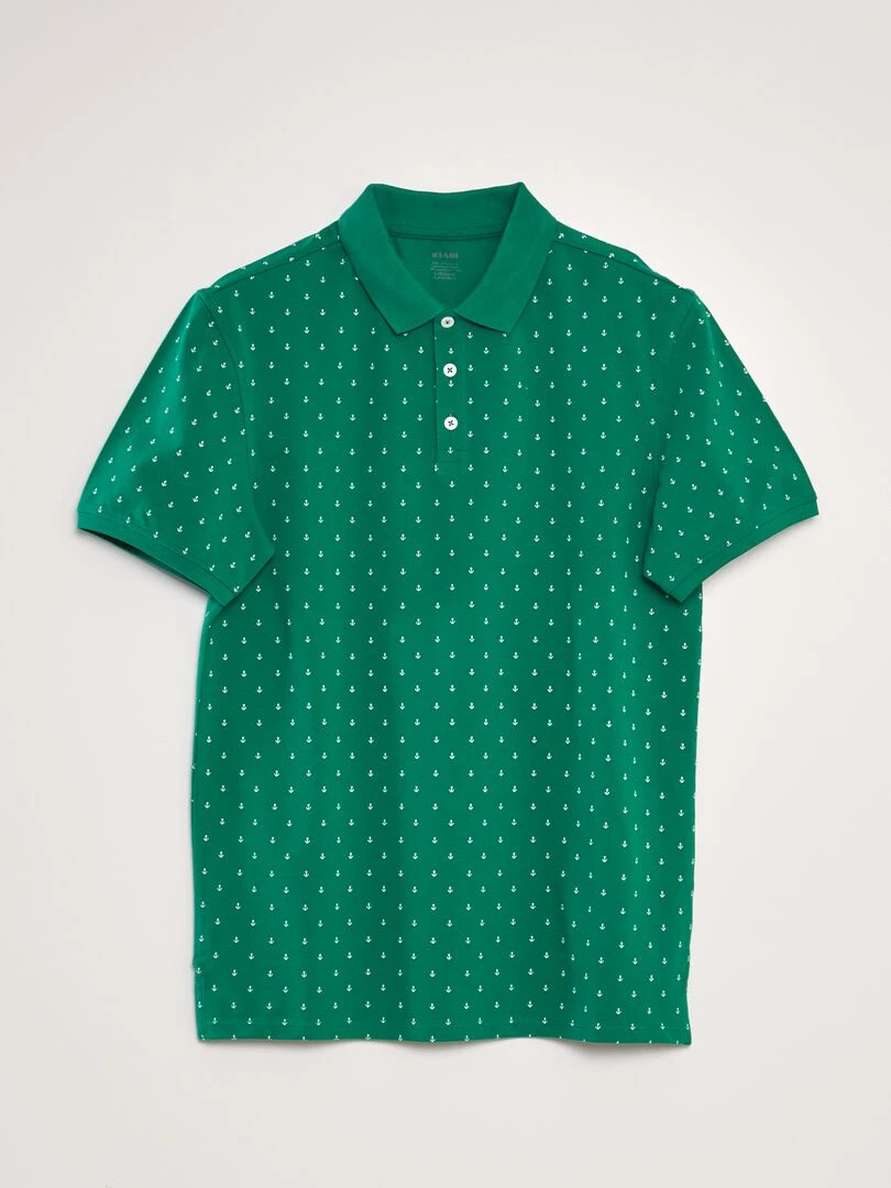 Polo fantaisie Vert