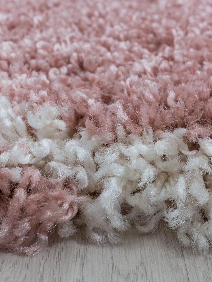 Tapis shaggy SCANDINAV A OEKO TEX®   Rose