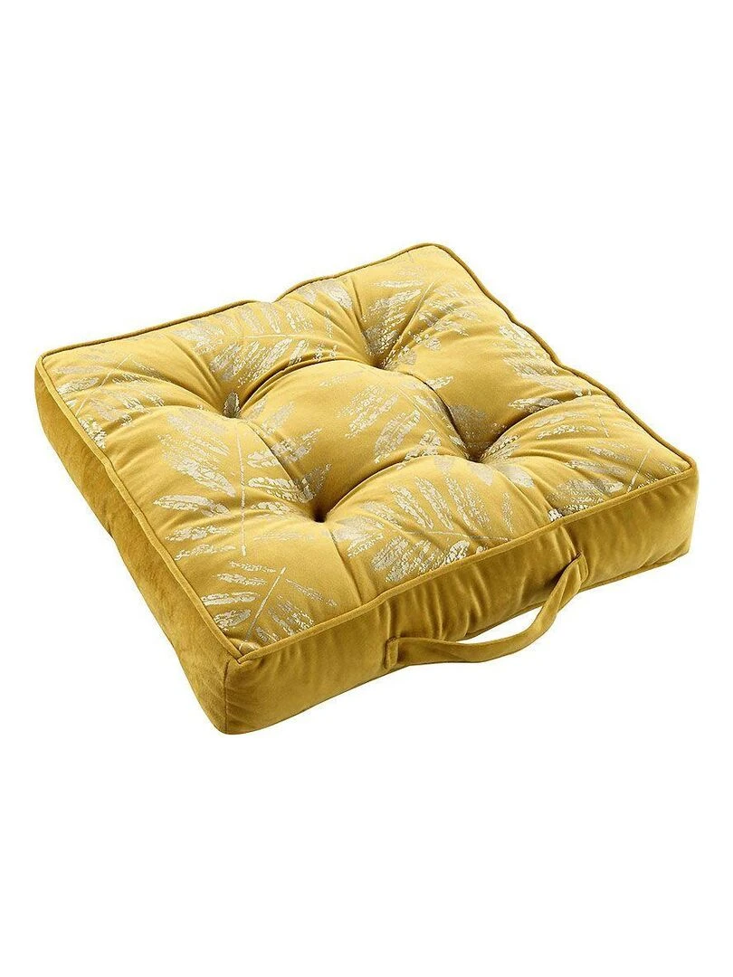 Coussin de sol Adelor Jaune