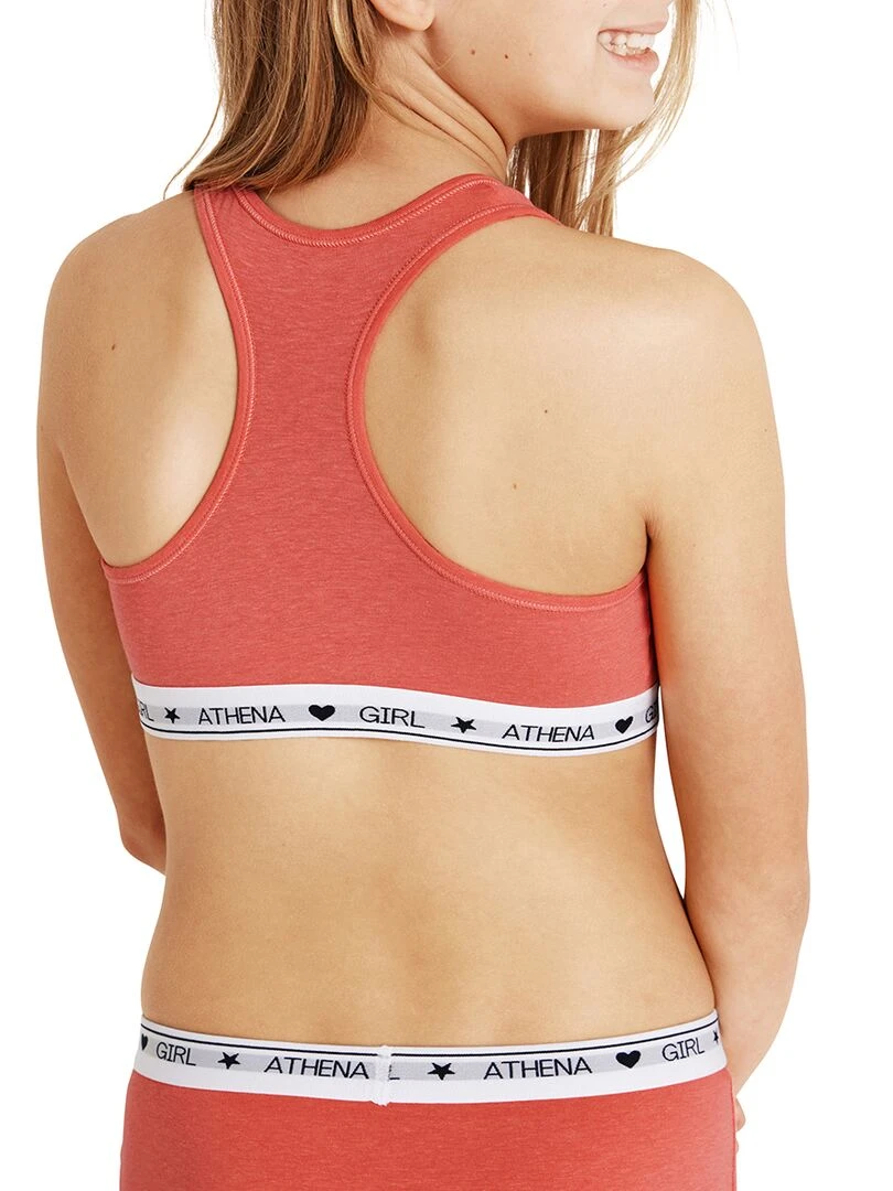 Brassière coques fille Coton Ultra Doux Girl by   Rose
