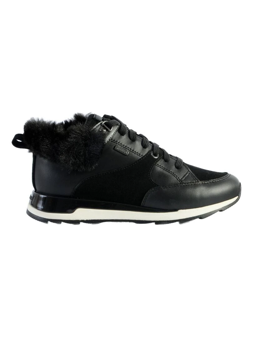 Basket Cuir Geox New Aneko Noir