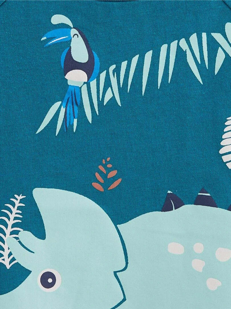 Pyjama enfant manches courtes Santorini   Bleu