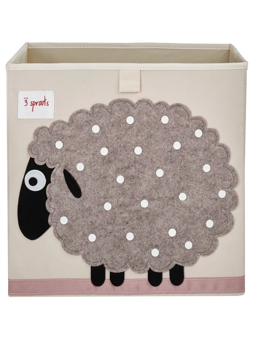 Cube de rangement Mouton (33 5 x 33 5 cm) Gris