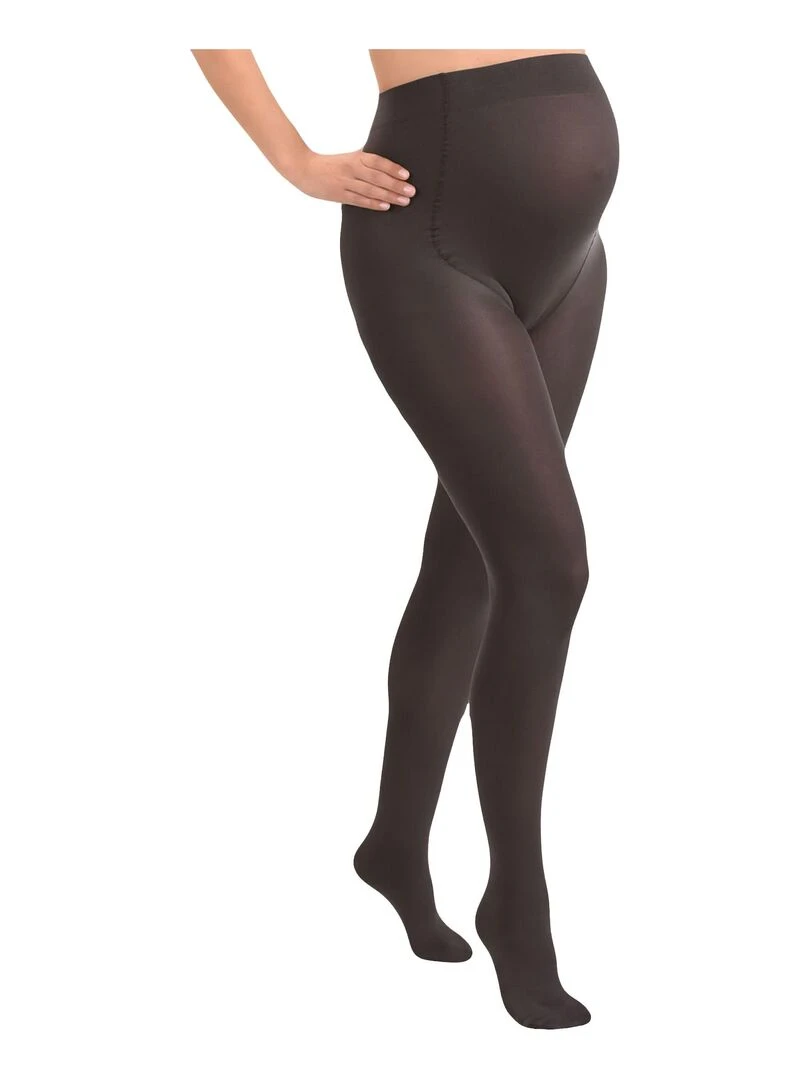 Collants de grossesse opaques confortables 60den (Mamsy) Gris