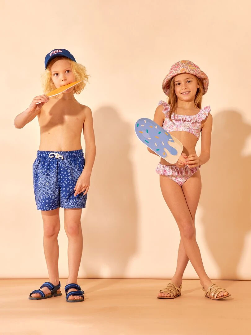 Casquette 'pool time' Bleu marine