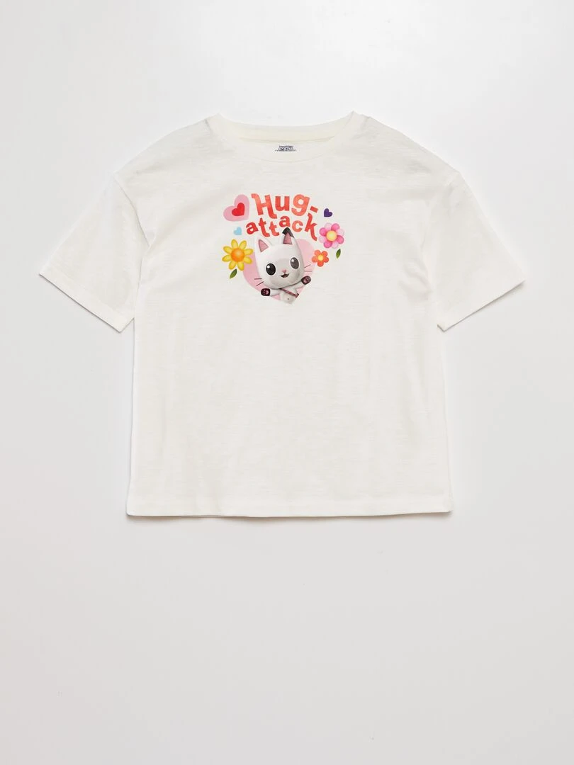 T shirt 'Gabby et la maison magique' Blanc