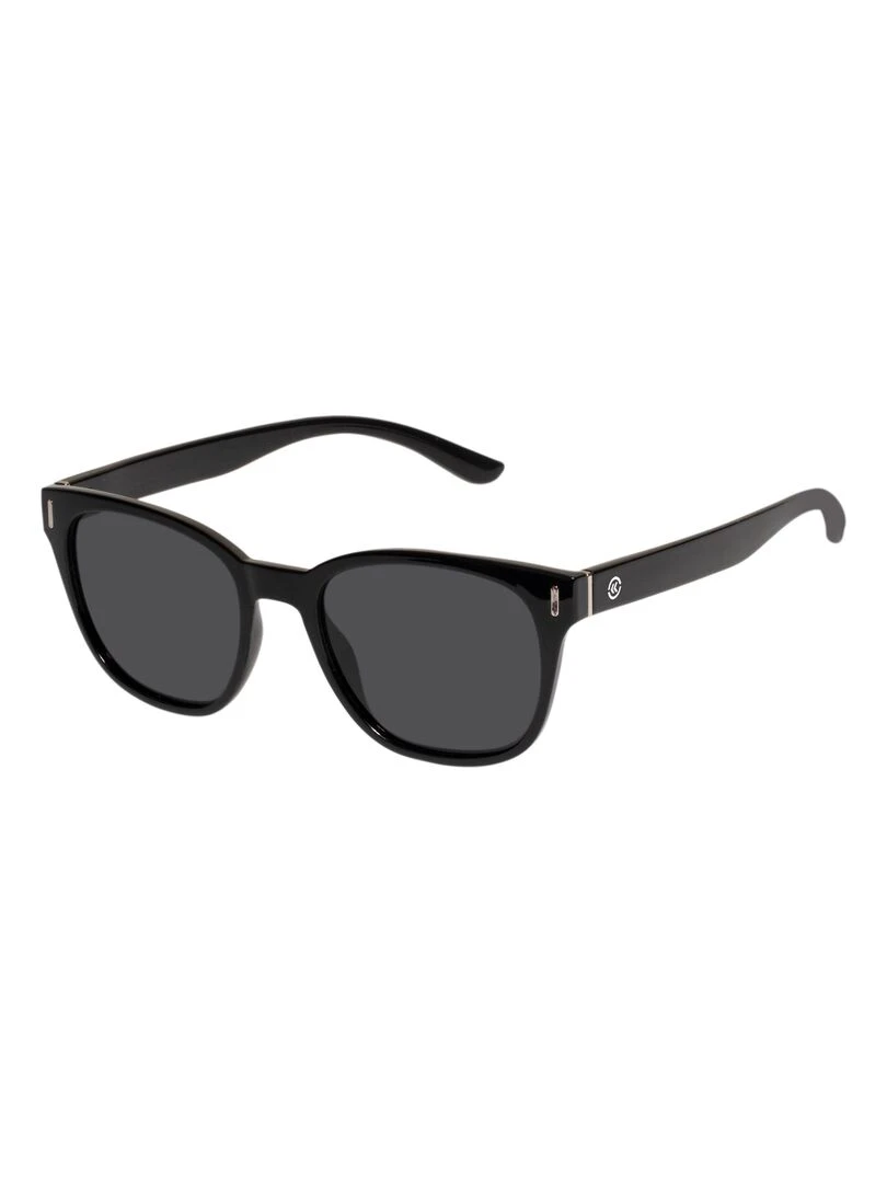 Lunettes de soleil Mixte Rectangulaires Noir Noir
