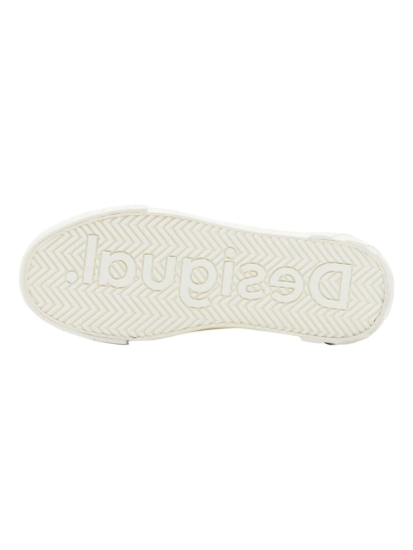 Basket à Lacets Desigual Street Awesome   Blanc
