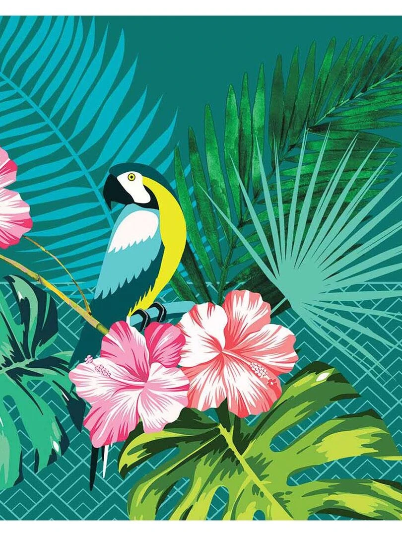 Set de table aux impressions tropicales   Multicolore