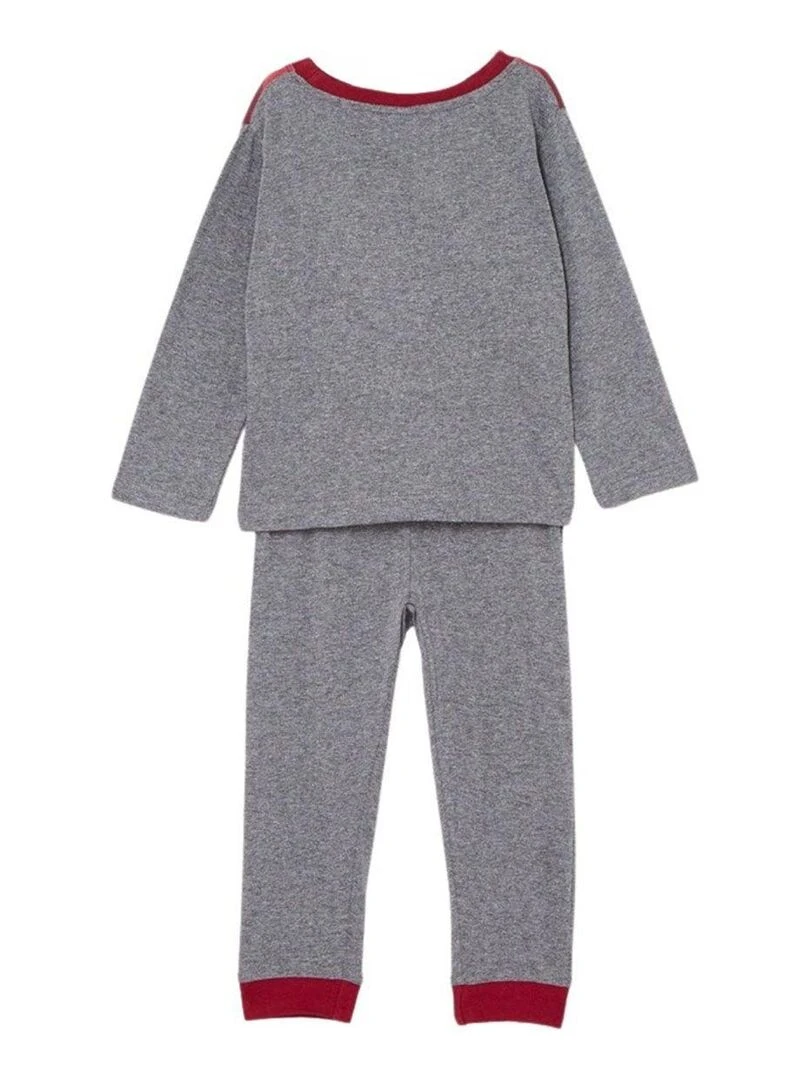 Harry Potter Pyjama garçon imprimé Harry Potter en coton Gris