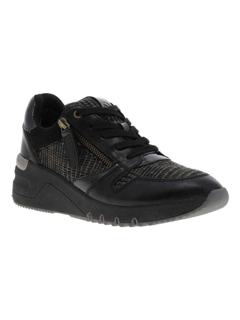 TAMARIS Sneakers talon compensé moyen Noir