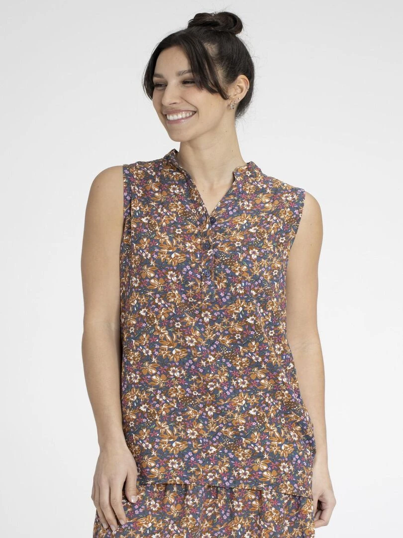 Top  TROPIQUE   Gérard Pasquier   Marron