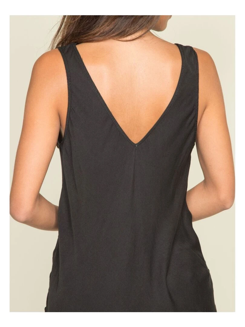 Top fluide FRESH   Noir