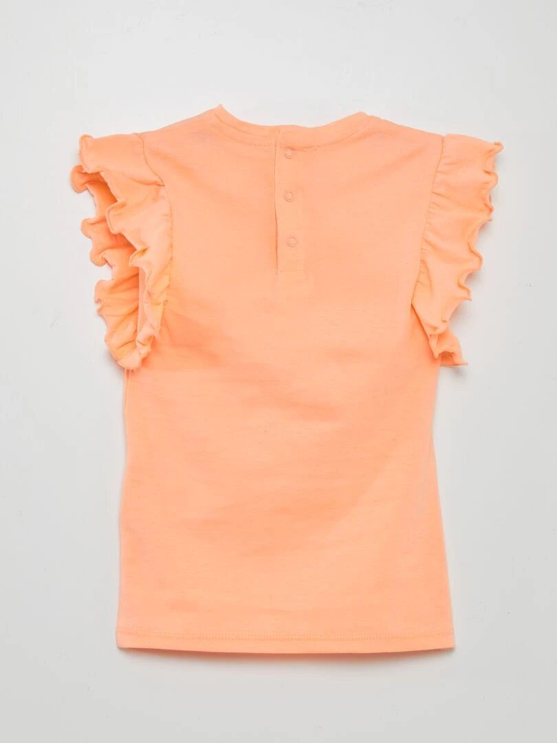 Robe à volants   Grafik Edition   Orange