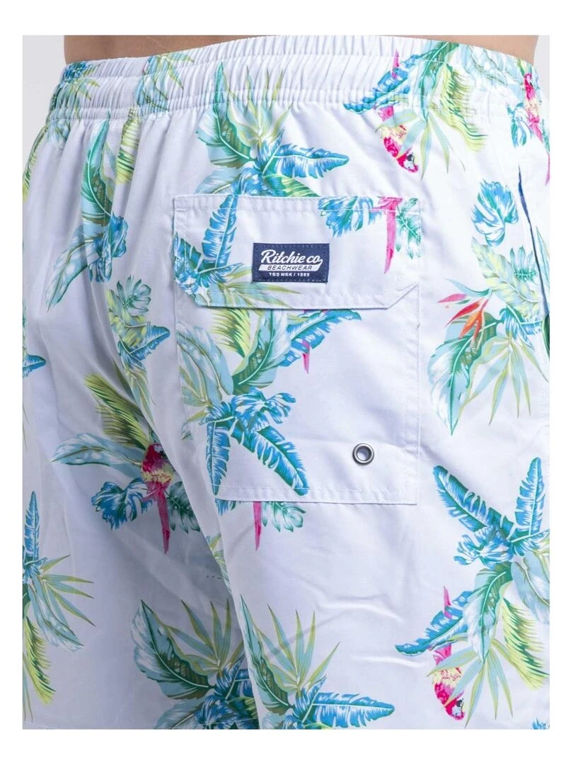 Short de bain GATINO   Blanc