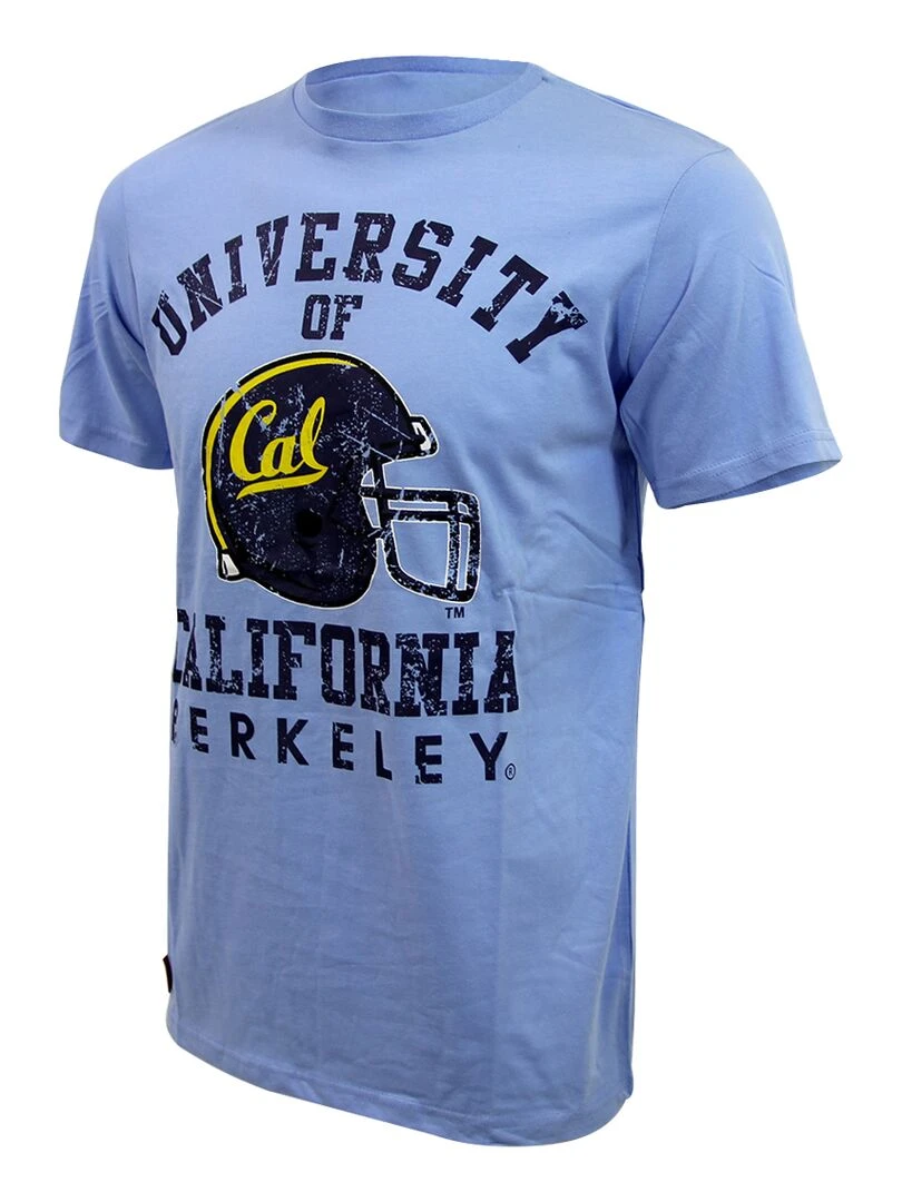 T shirt coton 'American Freshman' 'Zach' Bleu