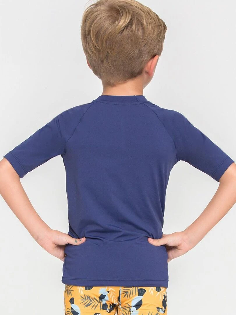 Rash Guard Movimentando se  UV Line   Bleu marine