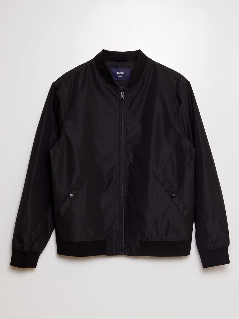 Blouson avec col ras du cou Noir