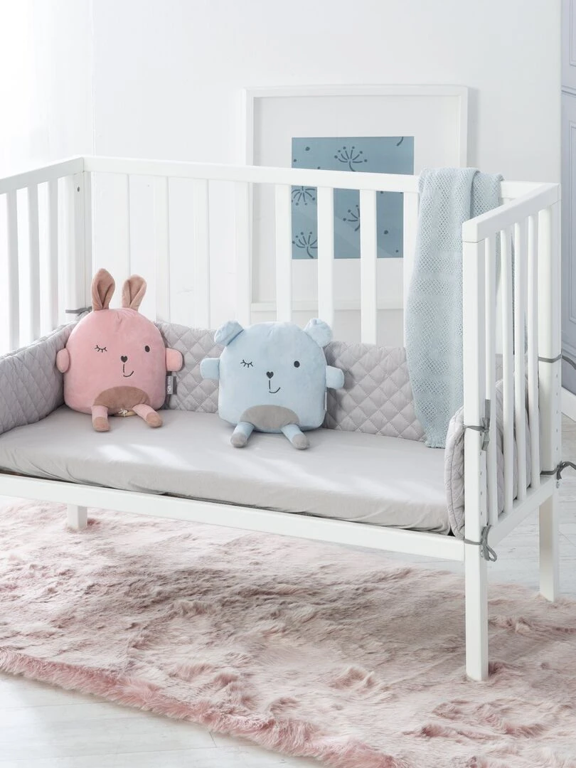 ROBA Lit Cododo "roba Style" 2en1 + Matelas + Tour + Barrière Blanc Blanc