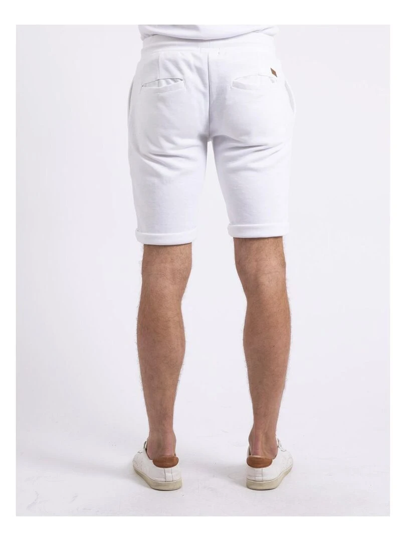 Bermuda molleton BERKEM Blanc