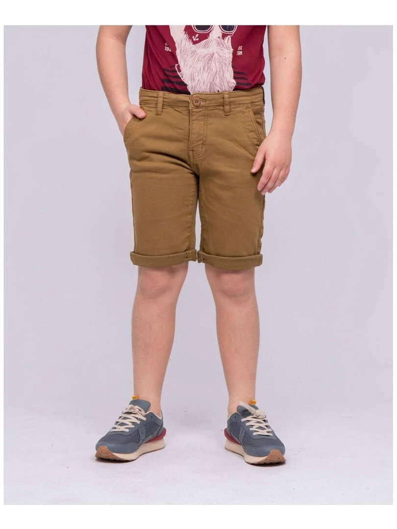 Bermuda chino BAVOLTA J Marron glacé