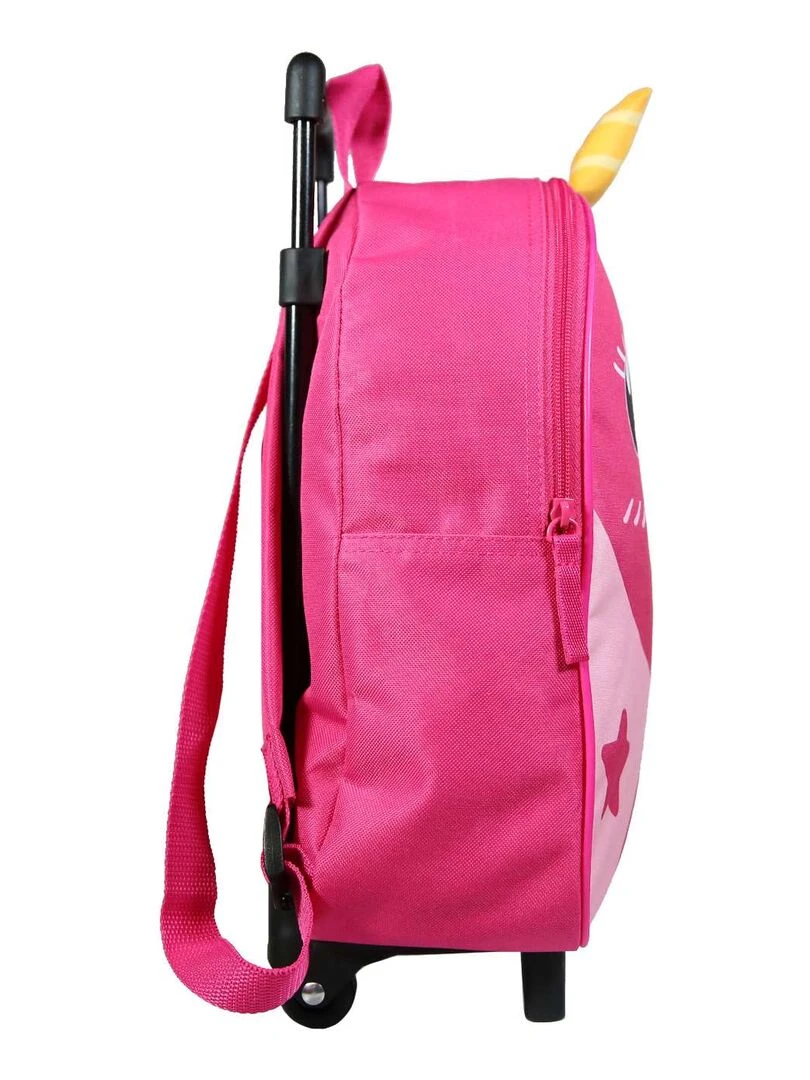 BAGTROTTER Sac à dos à roulettes 31 cm maternelle Kids Rose Licorne   Rose