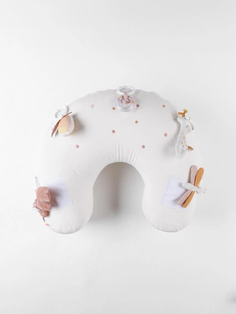 Coussin d'activités Veloudoux TSO  évolutif   Noukie's   Beige