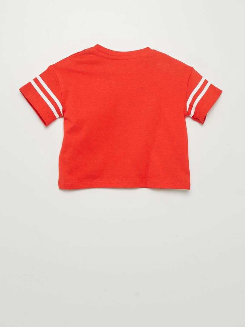 T shirt à manches courtes 'Looney Tunes'   Rouge