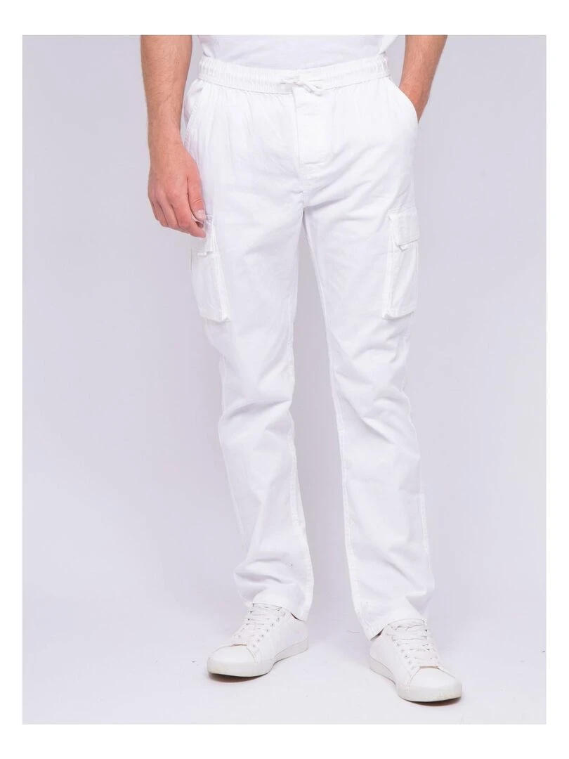Pantalon battle CORK Blanc