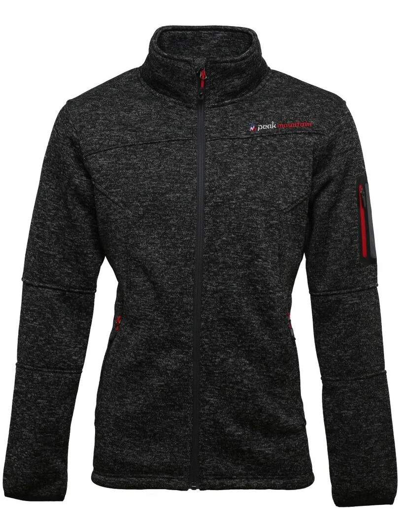 Polaire garçon ECEMAILLO PEAK MOUNTAIN Noir Noir