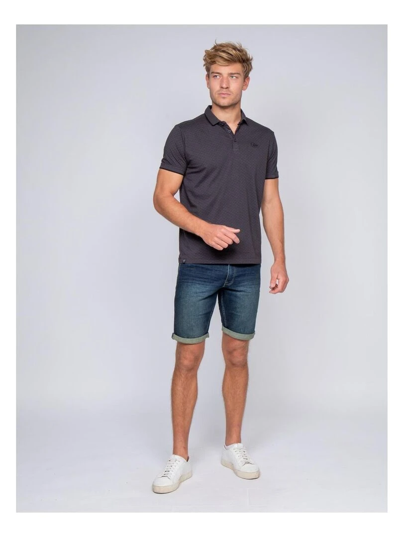 Polo pur coton PRONE   Gris