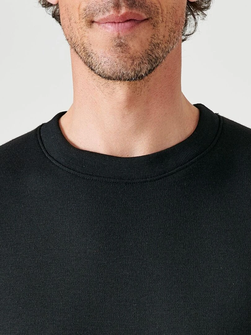 T shirt col V  maille interlock Thermolactyl   Damart   Gris chiné