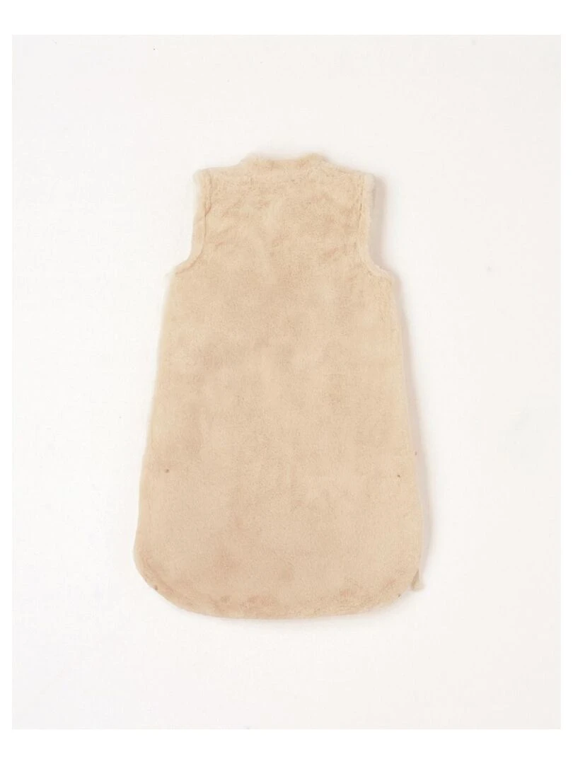 Gigoteuse 70 cm longs poils    Blanc