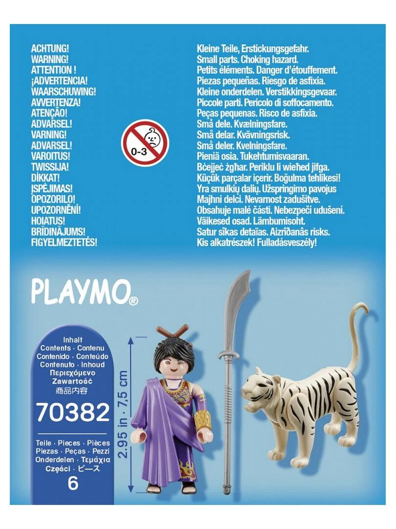 70382 'playmobil' Combattante Ninja Et Tigre   N/A