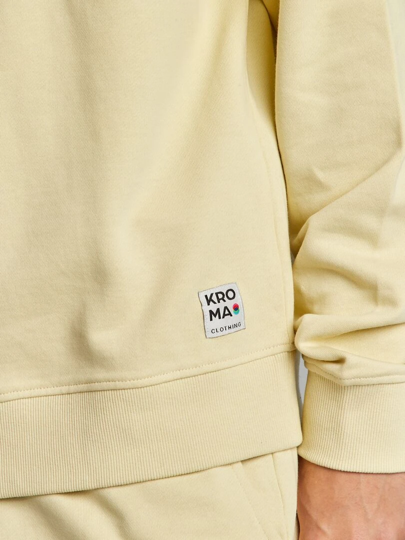 Sweat en molleton   Beige