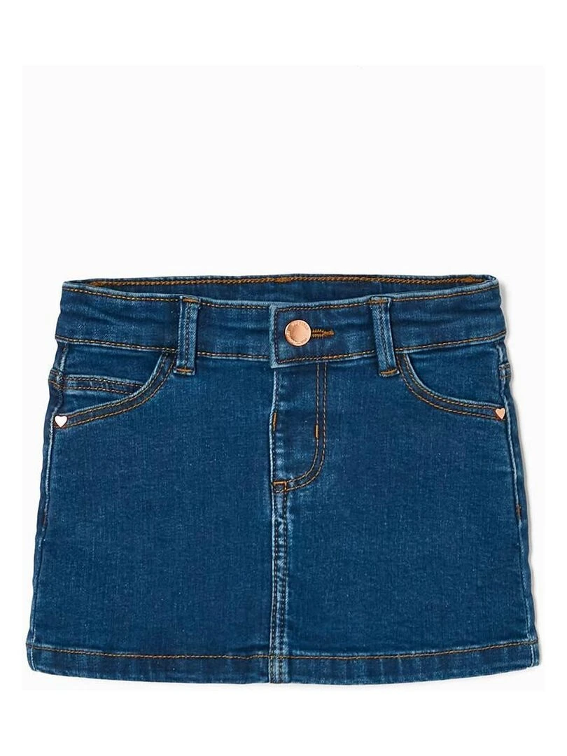 Jupe en Denim de Coton Bébé Fille READY PLAYER Bleu
