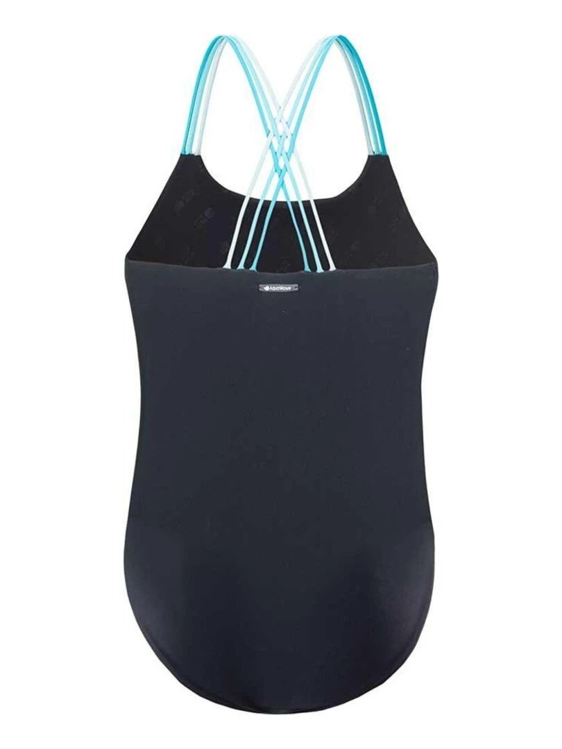 Aquawave Maillot de bain 1 pièce HARMA Noir Bleu
