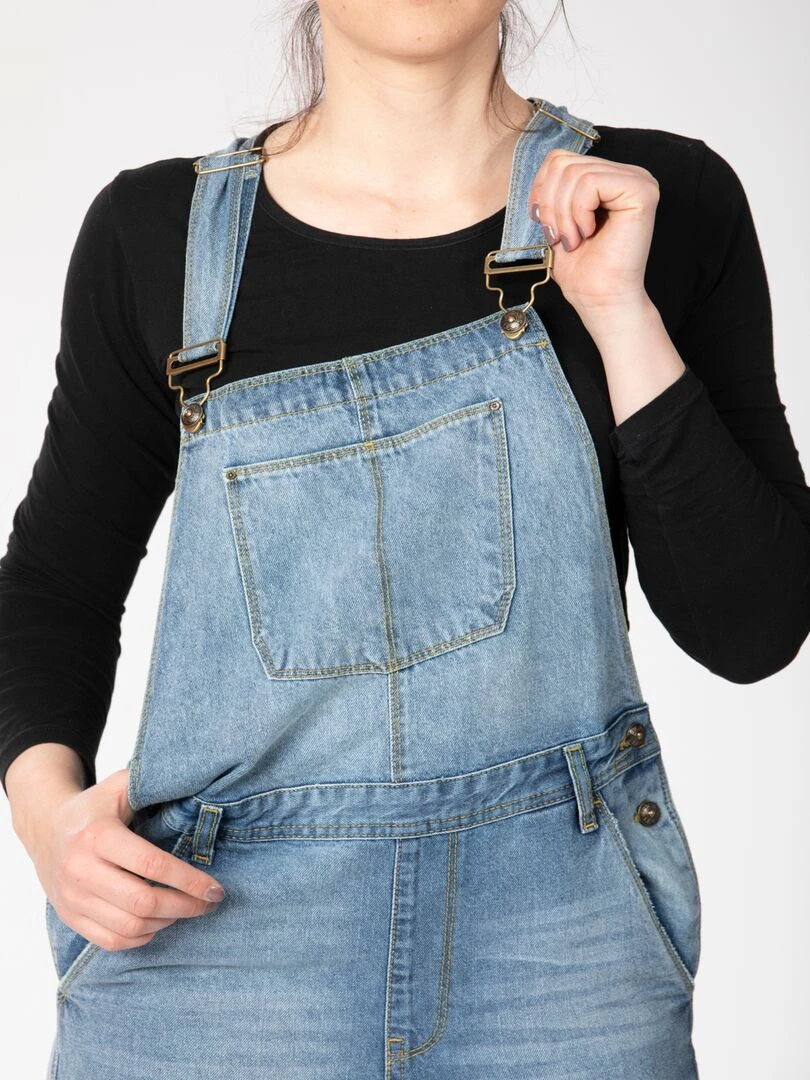 Salopette esprit workwear EBE 'Rica Lewis'   Bleu