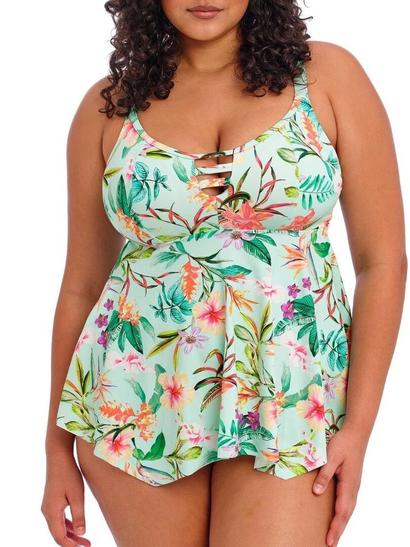 Tankini grande taille Sunshine Cove Bleu