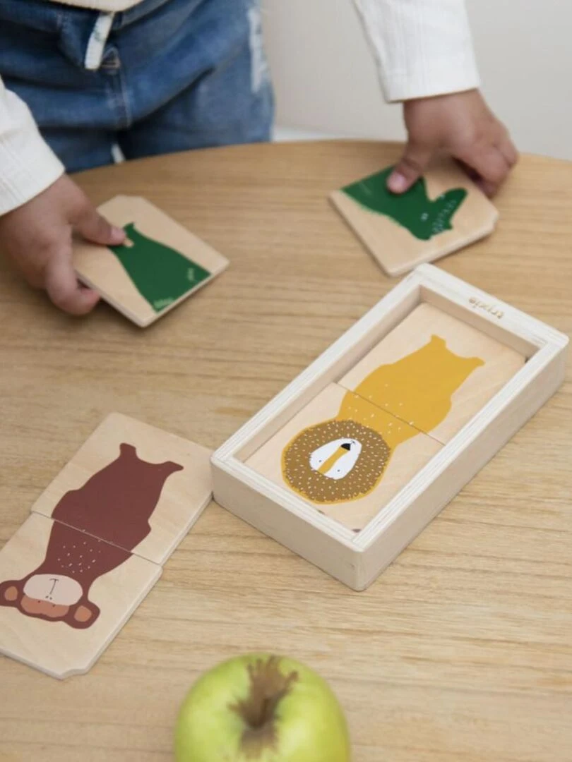 Puzzle animaux combo en bois Trixie Multicolore