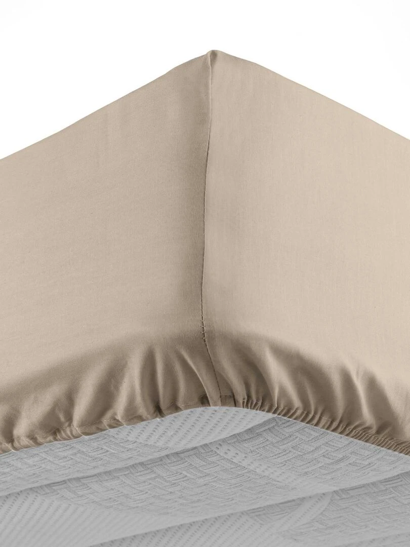 Drap housse Collection Couleur Emotion Beige