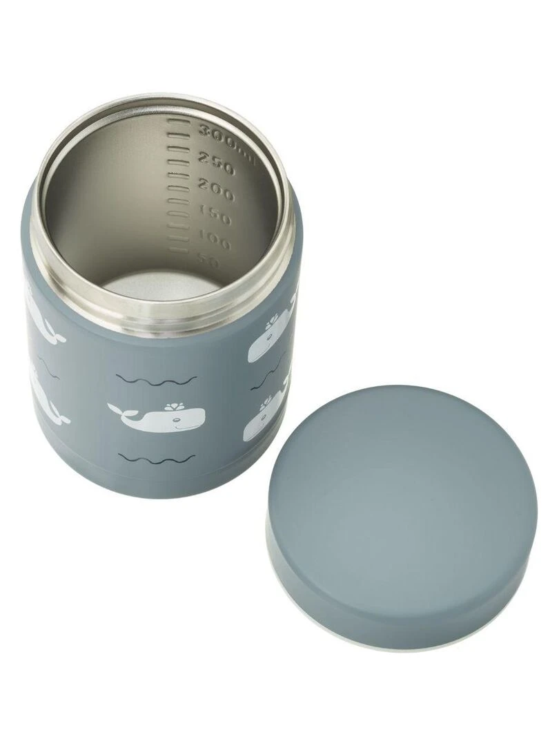 Thermos alimentaire Baleine bleue (300 ml) Gris foncé