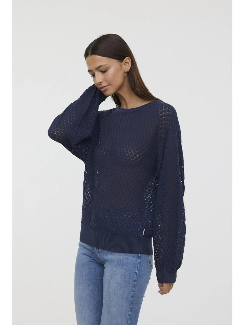 Lee Cooper   Pull manches longues coton regular CALIO   Bleu foncé