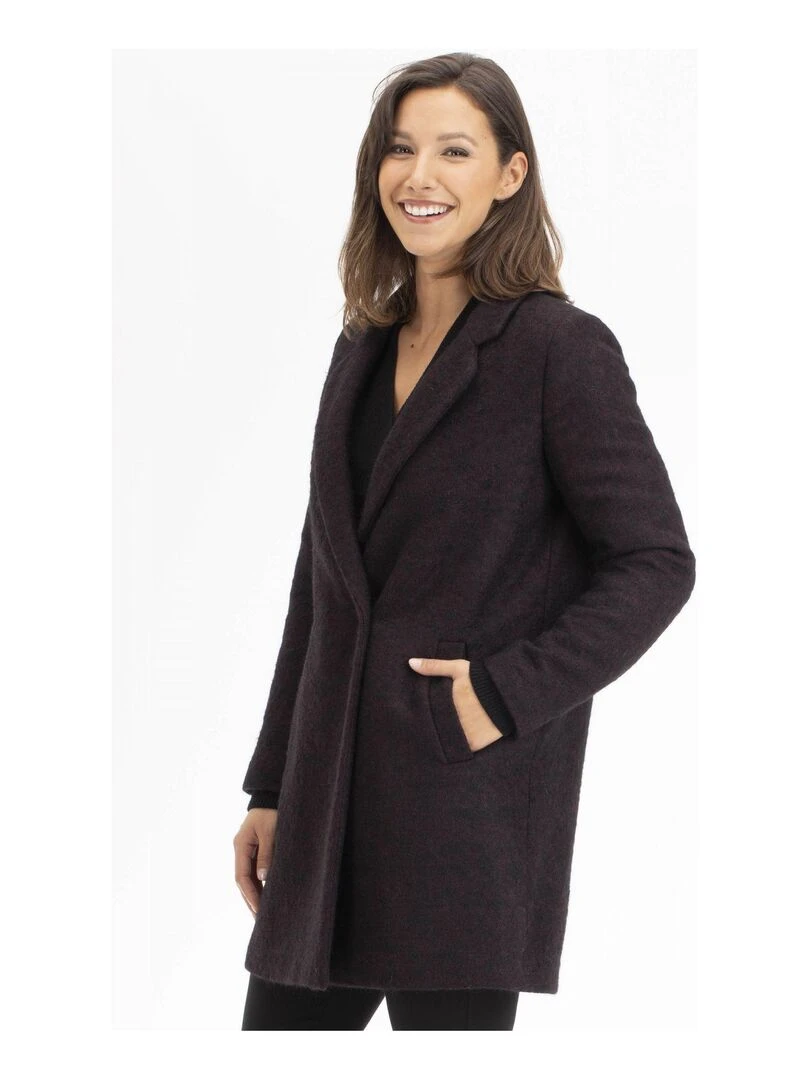 Manteau  MELISSA   Gérard Pasquier   Violet prune