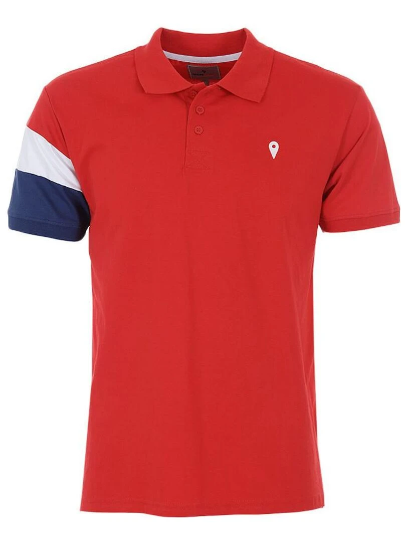 Polo manches courtes homme CICOLOR DEGRE CELSIUS Rouge