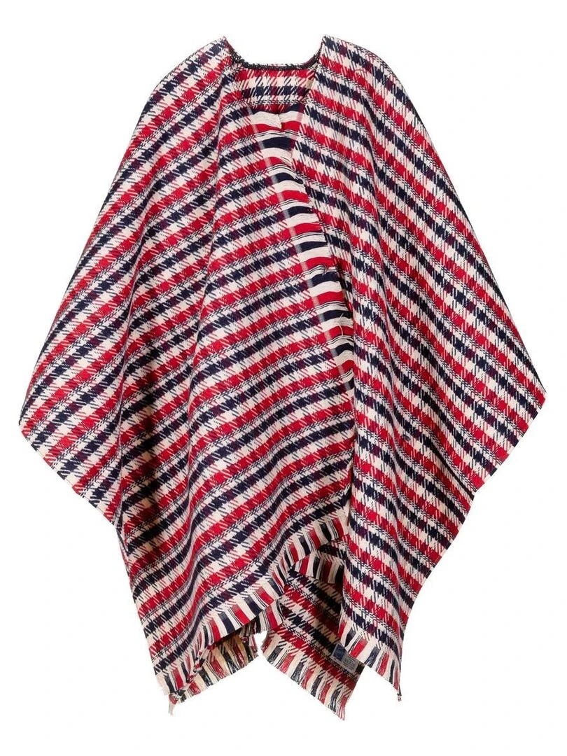 Poncho Talia Fabriqué en France Rouge