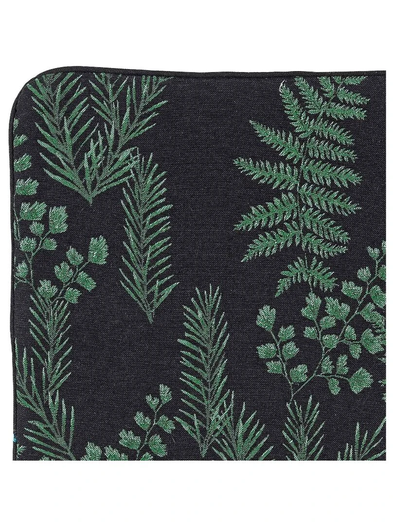Housse de coussin aux feuillages divers Vert