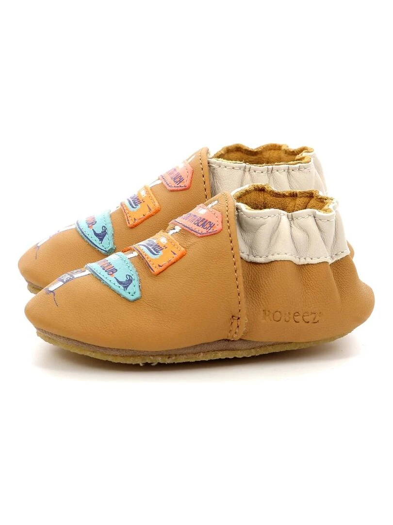 Chaussons Cuir Seek Advent Crp   Marron