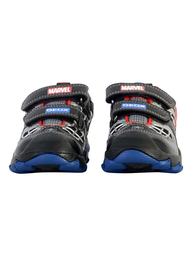 Basket Cuir Enfant Geox Buller   Noir